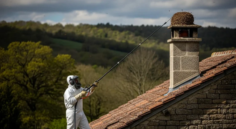 Destruction Nid Frelons Cheminée 87 | Expert Certifié Urgence